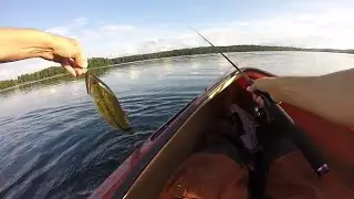 A little after work Bass Fishing Fairfield Pond, Fairfield Vermont