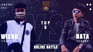 WISNU vs NATA | TOP 8 | MONTHLY FANTASY BEATBOX ONLINE BATTLE [JANUARY 2021]