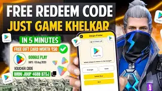 INSTANT ₹50 Free Redeem Code 🤩 | Best Google Play Redeem Code App | Play Store Redeem Code Apps 2025