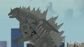 Godzilla vs. Kiryu, Ghidorah, Megalon and Gigan (DC2 Animation)