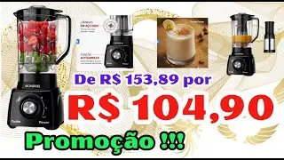 Liquidificador 3 velocidades Turbo Power preto - L-99FB - Mondial #liquidificador #mondial #cozinha