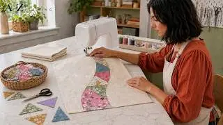 Cut Fabric Scraps into Triangles and Sew This Stunning Patchwork Tote!
