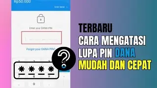 Cara Reset PIN Dana Karena Lupa atau Salah 3 Kali || Solusi Salah PIN Akun Dana