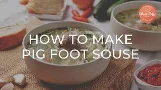 How to make Pig Foot Souse | Best Pig Foot Souse Recipe | Pig Foot Souse |  Classic Bakes
