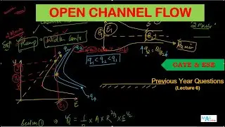 Previous year GATE Questions of Open Channel Flow|| Civil Engineering| ESE| SSC JE| Lecture 6||