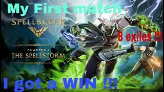 My First match of Spellbreak. I got a WIN !!! [8 exiles]