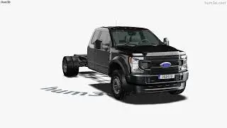 Ford F-550 Super Duty Extended Cab 84CA XL Chassis 2024 3D model by 3DModels.org