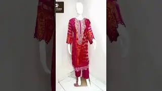 *STITCH STUDIO PRESENT*READYMADE LAWN SUITS WITH HEAVY EMBROIDERY NECKFABRICS :- LAWN COTTON  WITH