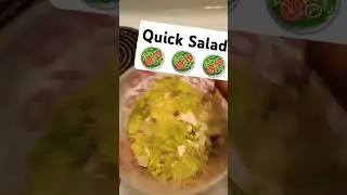 Quick Lunch  #salad #quicksnacks #pov #leftover