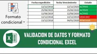 📊 VALIDACION DE DATOS EN EXCEL 2013 - FORMATO CONDICIONAL
