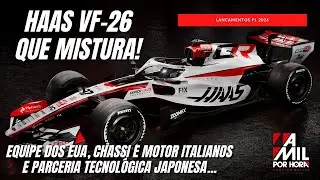 HAAS VF-26 | EQUIPE DOS EUA, COM CHASSI DALLARA, MOTOR FERRARI E PARCERIA COM A TOYOTA GAZOO RACING!