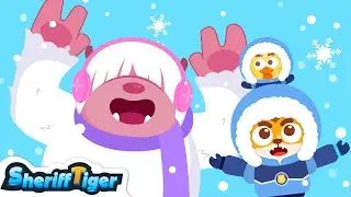 Little snowflake丨Kids Songs in English丨Nursery Rhymes丨Sheriff Tiger丨 Cartoons