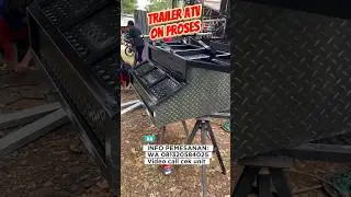 В процессе изготовления прицеп для квадроцикла.
