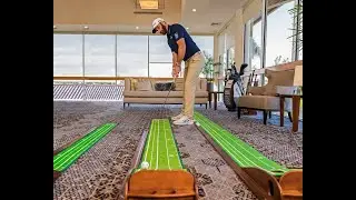 Perfect Practice Putting Matte Standard Edition 2,9x0,45m in Aktion