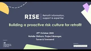 Building a proactive risk culture for retrofit | RISE Masterclass