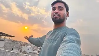 Aaj Shaam Ka Aasman Itna Sundar Tha 😍 | Beautiful Sunset View | Evening Sky Vlog || Vlogs 56