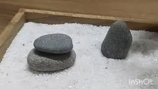My mini zen garden for my desk