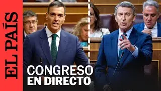 DIRECTO | Sánchez y Feijóo, cara a cara en la sesión de control del Congreso | EL PAÍS