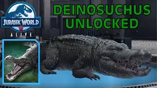 Deinosuchus Unlocked - Jurassic World Alive