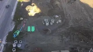 Regent Park Revitalization - Demolition at River and Dundas St East started November 2015