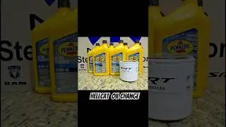 The best Challenger oil change!!