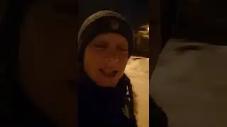 Катание на санях на работу на севере Швеции #швеция #снег #зима #искра