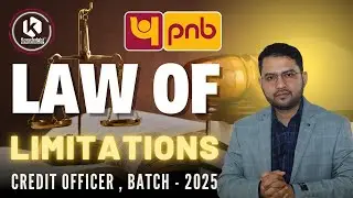 PNB Credit officer Vacancy 2025 | Most Important Concepts   Law of Limitations