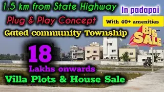 😱Shock மேல Shock🏡Just 2999Rs-ல Plug & Play Concept Gated Community-ல Plots & House Sale