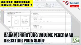 07. Cara menghitung volume pekerjaan bekisting pada sloof