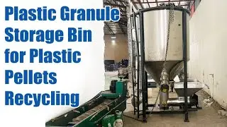 Unlock Efficiency! Plastic Granule Storage Bin for Ultimate Pellets Recycling #plasticrecycling