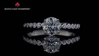 Maple Leaf Diamond Ring