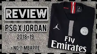 2018-19 PSGxJordan vaporknit Black jersey Review + Size info