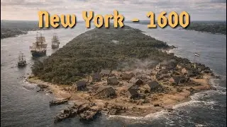 Así era NEW YORK en los 1600 (reconstrucción con IA)