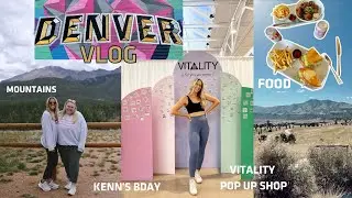 Denver Vlog | Vitality Pop Up Shop, Pikes Peak, Garden of The Gods, Downtown Denver & MORE