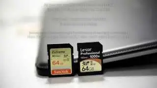 SanDisk Extreme 90MBps 64GB vs Lexar Professional 1000x 150MBps 64GB write/read speed test