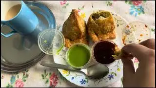 Chai Samosa party😍🤡