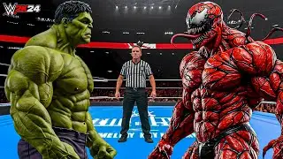 WWE 2K24 - HULK VS CARNAGE | PS5 Gameplay 