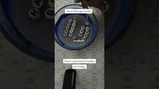 Secret Message Candle making #secretmessage #candlemaking #explore #viralshort #trending #ytshort