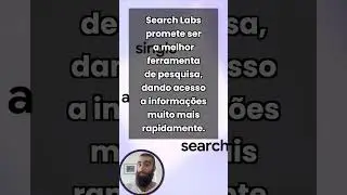Search Labs: a promessa da google para o futura das pesquisas! #shorts #google #bard #labs #ai