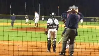 3/27/18 Hard Hit Single Kept in the Inf by a Diving Shortstop vs Faith Christian Academy
