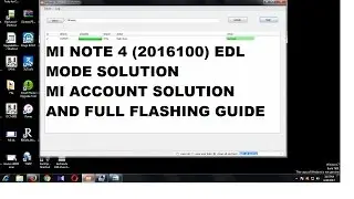 Redmi Mi Note 4 EDL Mode Solution Or Flashing Guide.