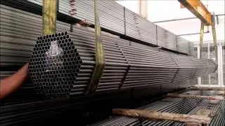 Içamento com a ponte rolante utilizando fita PET FROMM 25 mm
