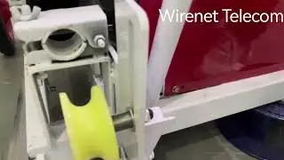 How to install Optical fiber cable pulling machine part 3