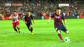 Lionel Messi Miss Penalty vs Atletico Madrid (0-0) Super Cup Final 08/28/2013 - HD