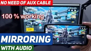 Mirror Android to PC / Laptop with Audio [No Aux Cable, No Watermark, No Delay]