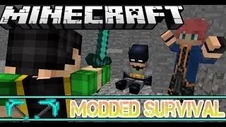 Minecraft Modded Survival Episode #2 - w/ PrototypeVX and Luketank101