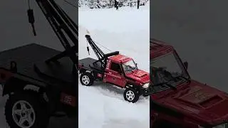 RC Truck Gets Stuck in Snow&hellip; Then This Happens ❄️🚙