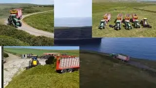 Деклан Кэри Поттингер, силосные грабли, косилки, прицепы JCB X4 и парк техники John Deere в Уэст-Клэре.