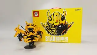 LEGO SY7500 STAR SOLDIER TRANSFORMERS BUMBLEBEE BUST BUILDING