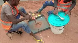 Sand cone test (Field density test)
